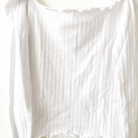 Off-the-Shoulder Ribbed Long Sleeve - Picture 3 of 4